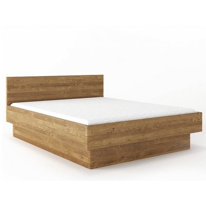 Buková postel KALIFORNIE 160x200 cm s úložným prostorem (Barevné provedení Bílá)