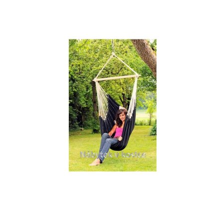 51387 3 51387 zavesne houpaci kreslo brasil black