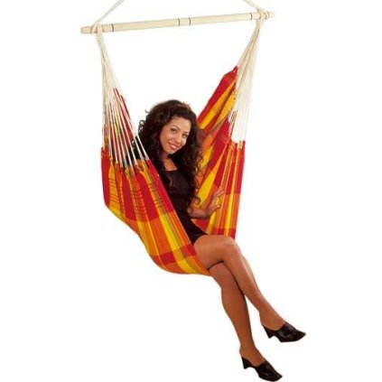 37959 6 37959 zavesne houpaci kreslo brasil papaya