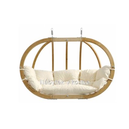51405 8 51405 zavesne houpaci kreslo globo royal chair natura