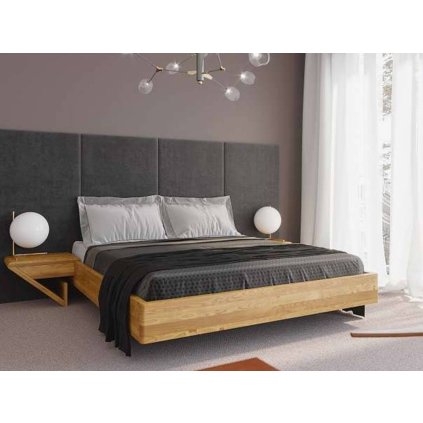 57618 11 bukova postel louisiana lite 200x200 cm barevne provedeni prirodni