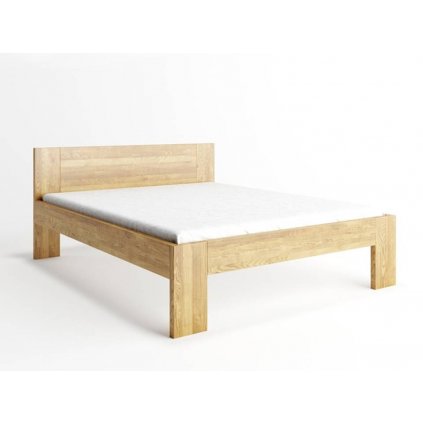 Buková postel NEW YORK z masivu (Barevné provedení Bílá, Rozměry postele 100 x 200 cm)