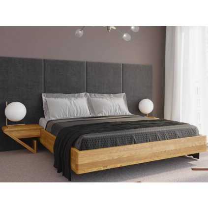 Buková postel z masivu LOUISIANA LITE (Barevné provedení Bílá, Rozměry postele 100 x 200 cm)
