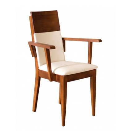 Buková židle Benátky KT170 (Barevné provedení Buk-Ořech)