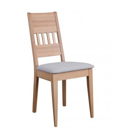 Buková židle RIMINI KT174 čalouněná (Barevné provedení Buk-bělený)
