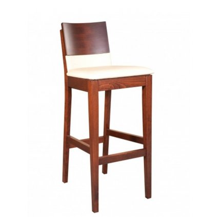 Buková židle Turín barová KT192 (Barevné provedení Buk-Ořech)