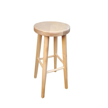 60933 bukovy barovy taburet met z masivu