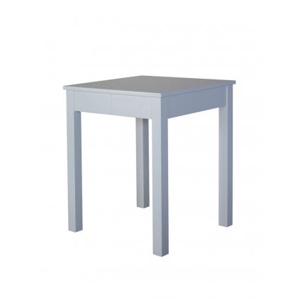 Bukový jídelní stůl MINI (Barevné provedení Bílá, Rozměr stolu 65 x 65 cm)