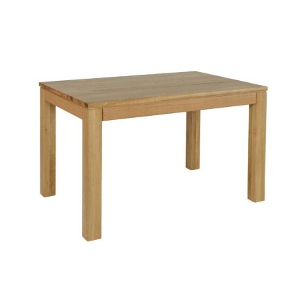 Bukový jídelní stůl Toro ST170 vzor lité lamely (Barevné provedení Přírodní, Provedení S3 - s přesahem, Rozměr stolu 120 x 80 cm)