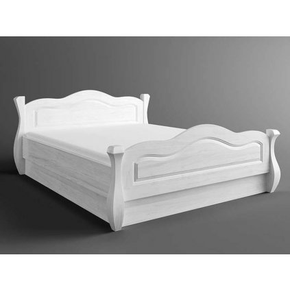 Bílá postel AUSTIN Romance s úložným prostorem (Rozměry postele 100 x 200 cm)