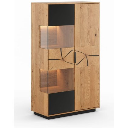 74113 7 vitrina tirano 2d cerne sklo