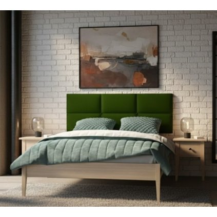 65713 2 postel pevne calounene celo roma masiv lak