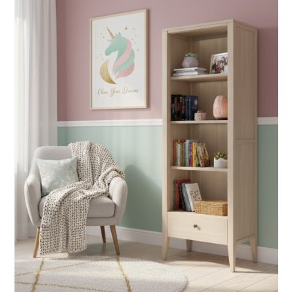 65776 2 knihovna uzka roma buk masiv lak