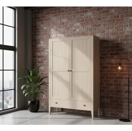 65812 8 skrin dvoudverova prirodni buk lak foto