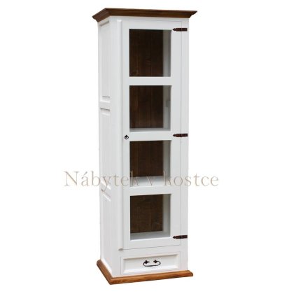 61524 drevena vitrina z masivu