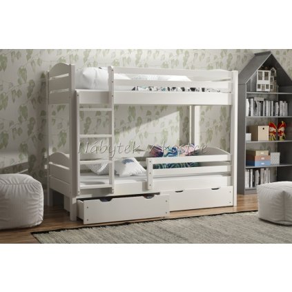 55713 6 detska patrova postel petr bis bila