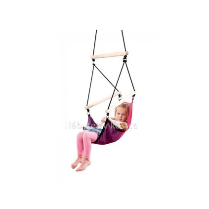 51459 8 51459 detske zavesne houpaci kreslo kids swinger pink