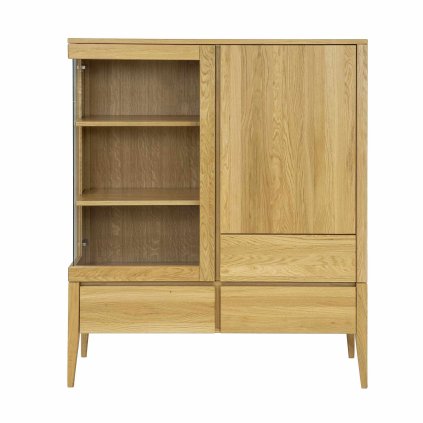 56637 9 dubova vitrina masiv