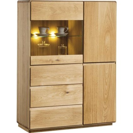 55176 6 dubova komoda atlanta 45 dub prirodni darek zdarma