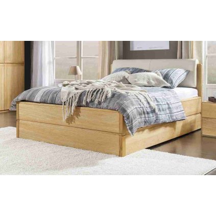 61428 dubova postel atlanta 140x200 dub prirodni darek zdarma