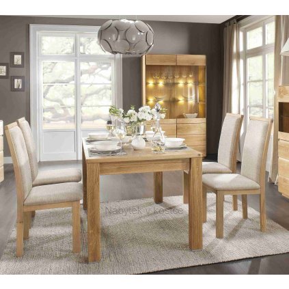 64929 dubovy jidelni rozkladaci stul atlanta 41dub prirodni darek zdarma