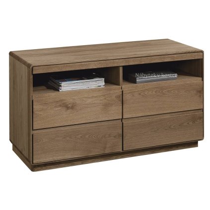 52740 dubovy televizni stolek atlanta 22 dub paleny barevne provedeni dub paleny