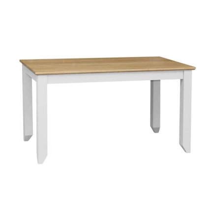 64671 29 bukovy jidelni stul provence bily