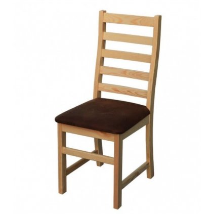 Jídelní židle z masivu ANTONIO KRZ14 čalouněná (Barevné provedení Bílá)