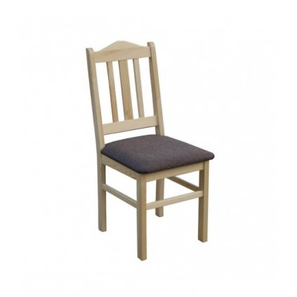 Jídelní židle z masivu PALOMA KRZ10 čalouněná (Barevné provedení Bílá)