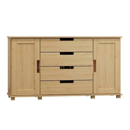53172 kombinovana komoda z masivu felix 140x100 cm