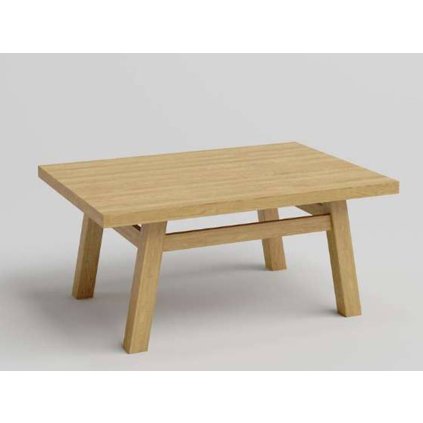 59412 11 konferencni stolek retro benk z masivu barevne provedeni prirodni