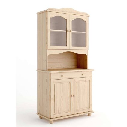 60354 10 kredenc z masivu bianca cedr barevne provedeni popel bn002