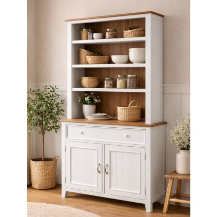 65483 16 kredenc r4p bily 2