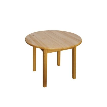 Kulatý jídelní stůl z masivu  MET ST18 (Průměr 100 cm)