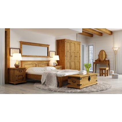 58776 15 loznice cordoba 02 z masivu barevne provedeni tmavy vosk k02