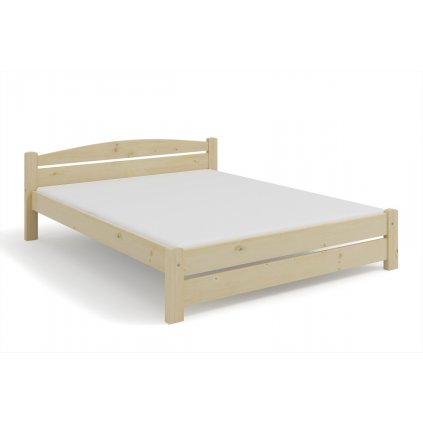 Manželská postel z masivu BARBORA 140x200 cm (Rozměry 140x200cm)