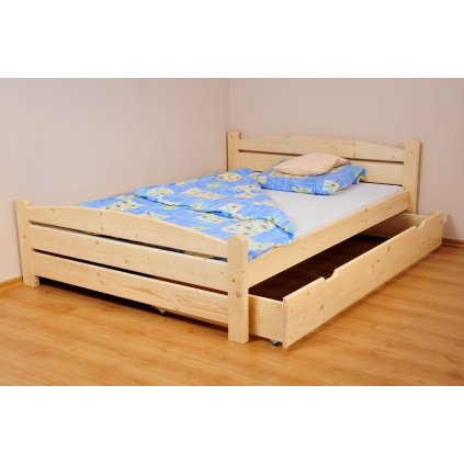 50160 4 manzelska postel z masivu karla se suplikem rozmery 140x200cm