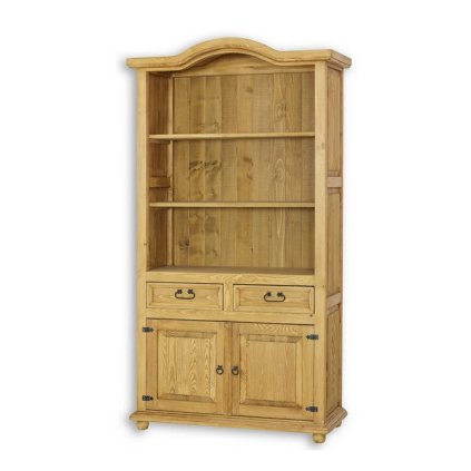 53487 6 masivni knihovna cordoba reg06 barevne provedeni tmavy vosk k02