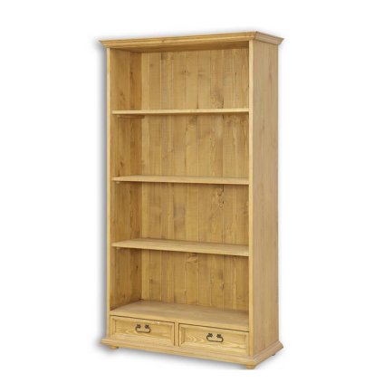 54528 10 masivni knihovna cordoba slim reg101 barevne provedeni tmavy vosk k02