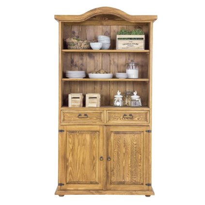 59751 12 masivni knihovna cordoba slim reg106 barevne provedeni tmavy vosk k02