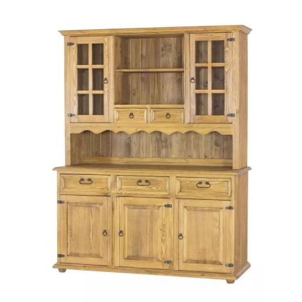 54522 15 masivni kredenc cordoba slim vit104 barevne provedeni tmavy vosk k02