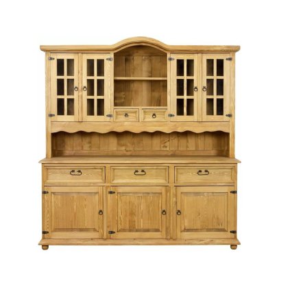 54519 16 masivni kredenc cordoba slim vit102 barevne provedeni tmavy vosk k02