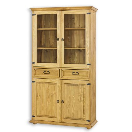 53751 15 masivni vitrina cordoba vit13 barevne provedeni tmavy vosk k02