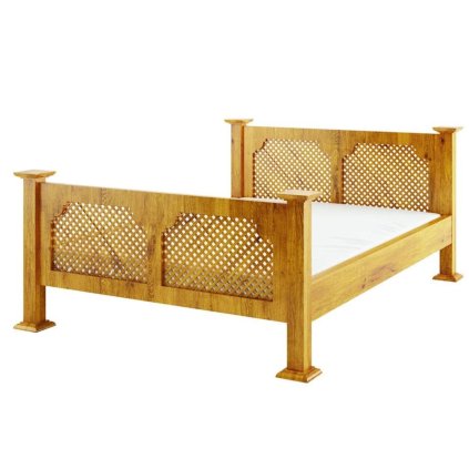 Postel CORDOBA ACC08 90x200 cm rošt ZDARMA (Barevné provedení Bezbarvý vosk K09)
