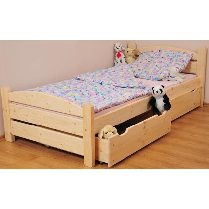 50163 6 postel z masivu karla se supliky rozmery 90x200cm