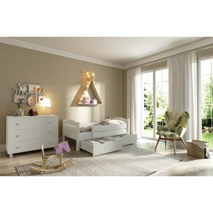 50805 50805 8 postel z masivu matej se supliky 90x200 bila