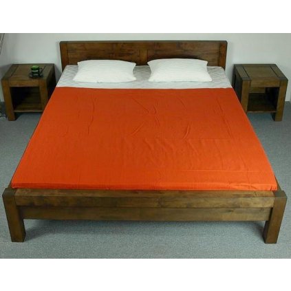 Buková manželská postel FELISA 180/200 s nočními stolky (Barevné provedení Přírodní)