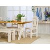 61398 17 rustikalni jidelni stul white home mes16 nohy ve tvaru x rozmer stolu 200 x100 cm