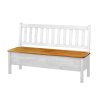 Rustikální lavice WHITE HOME SIL14 100 cm (Barevné provedení Antická bílá K16 - bezbarvý vosk K09, Provedení varianta A)