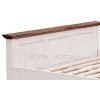 Rustikální postel Sweet Home ACC1 160x200cm (Barevné provedení Bílá - ořech lak)